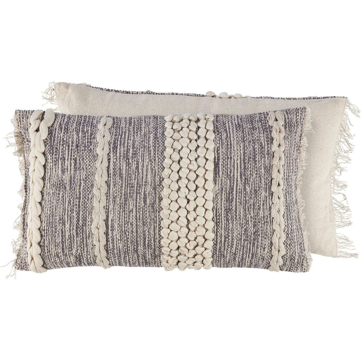 Textured Lumbar Pillow Terra Cottage