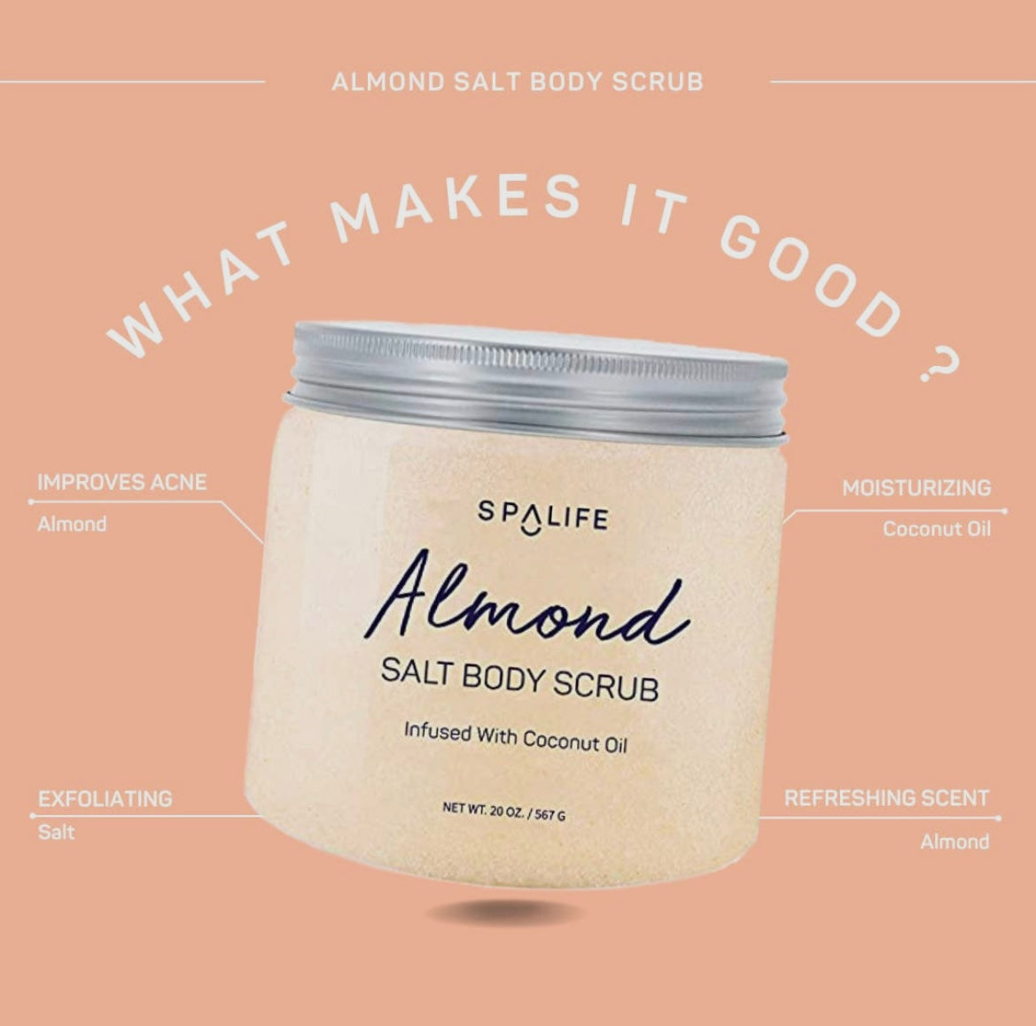 Almond Body Scrub Terra Cottage