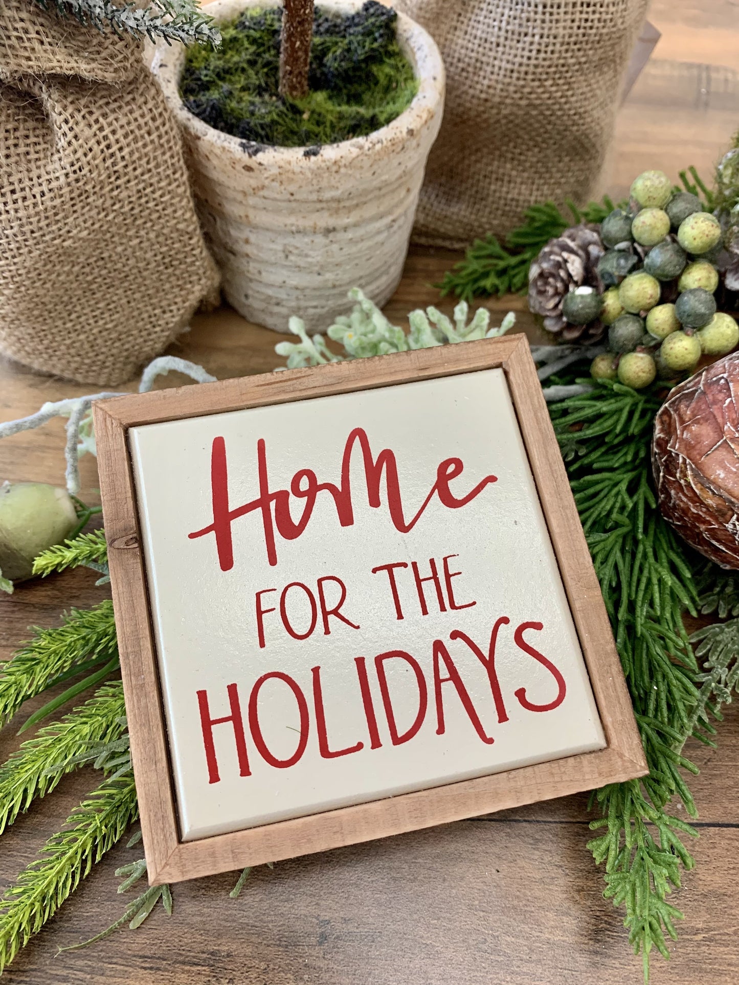 Mini Holiday Box Signs