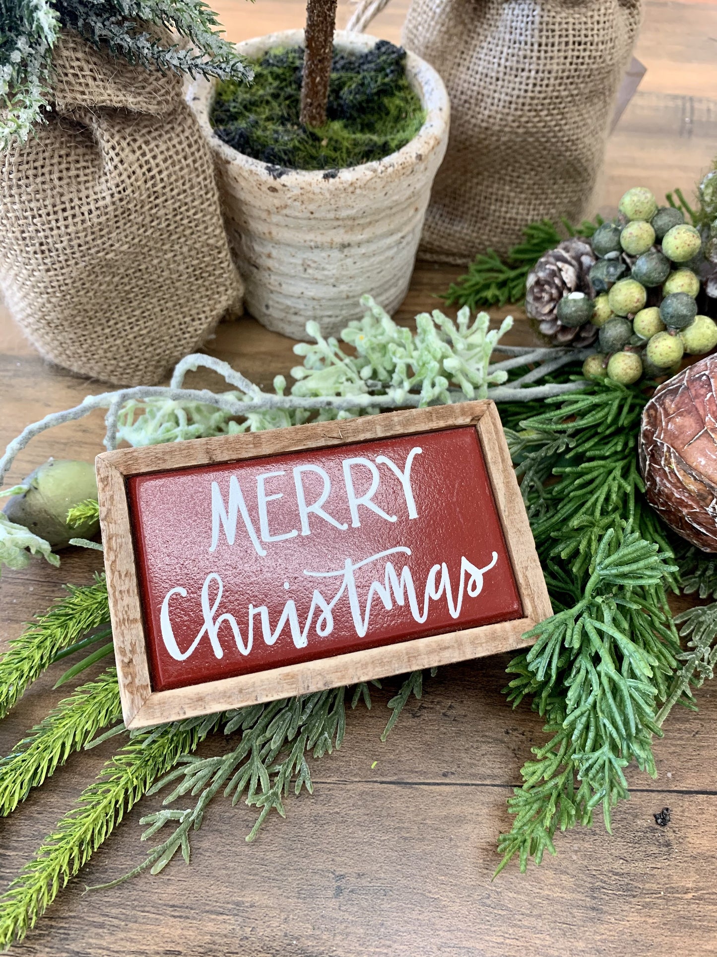 Mini Holiday Box Signs