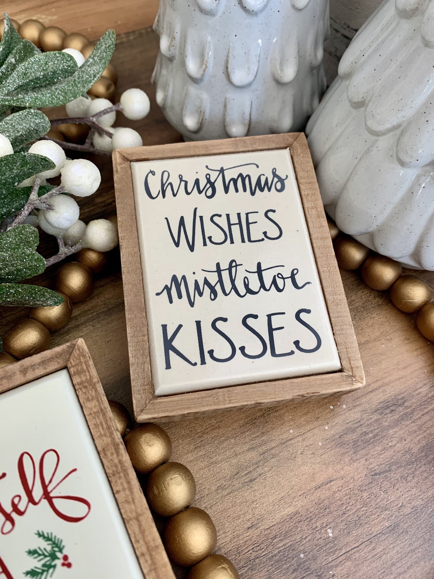 Mini Holiday Box Signs