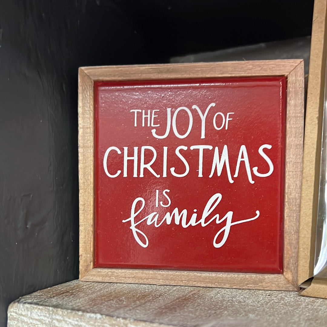 Mini Holiday Box Signs