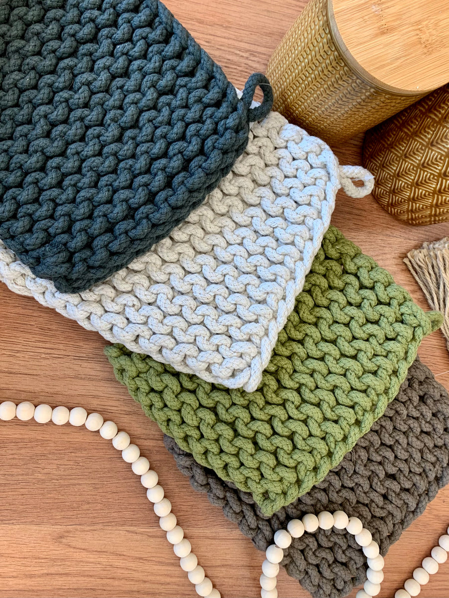 Crochet Pot Holders – dWELLing Decor & Apparel