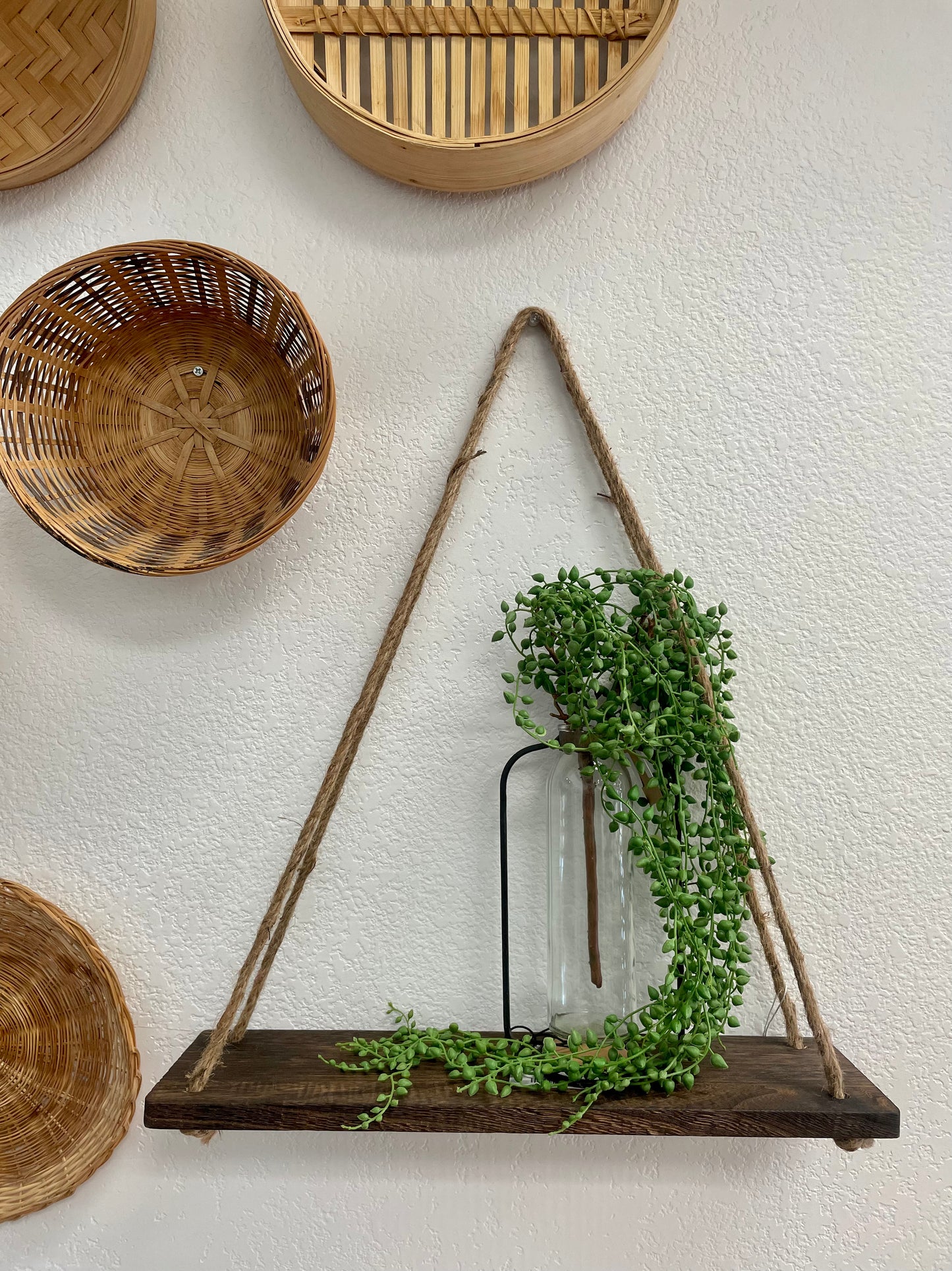 Rustic Basic Hanging Shelf