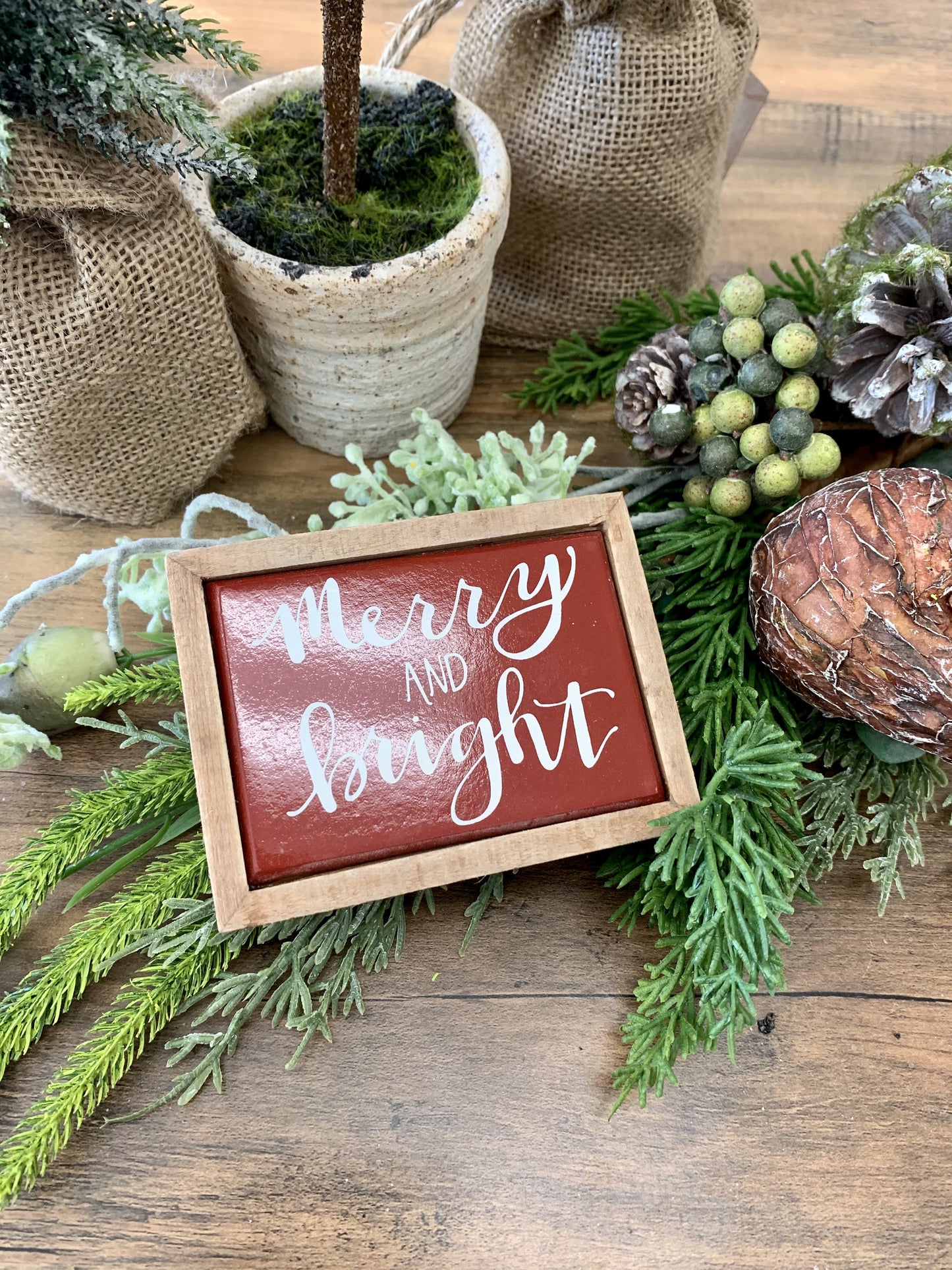 Mini Holiday Box Signs