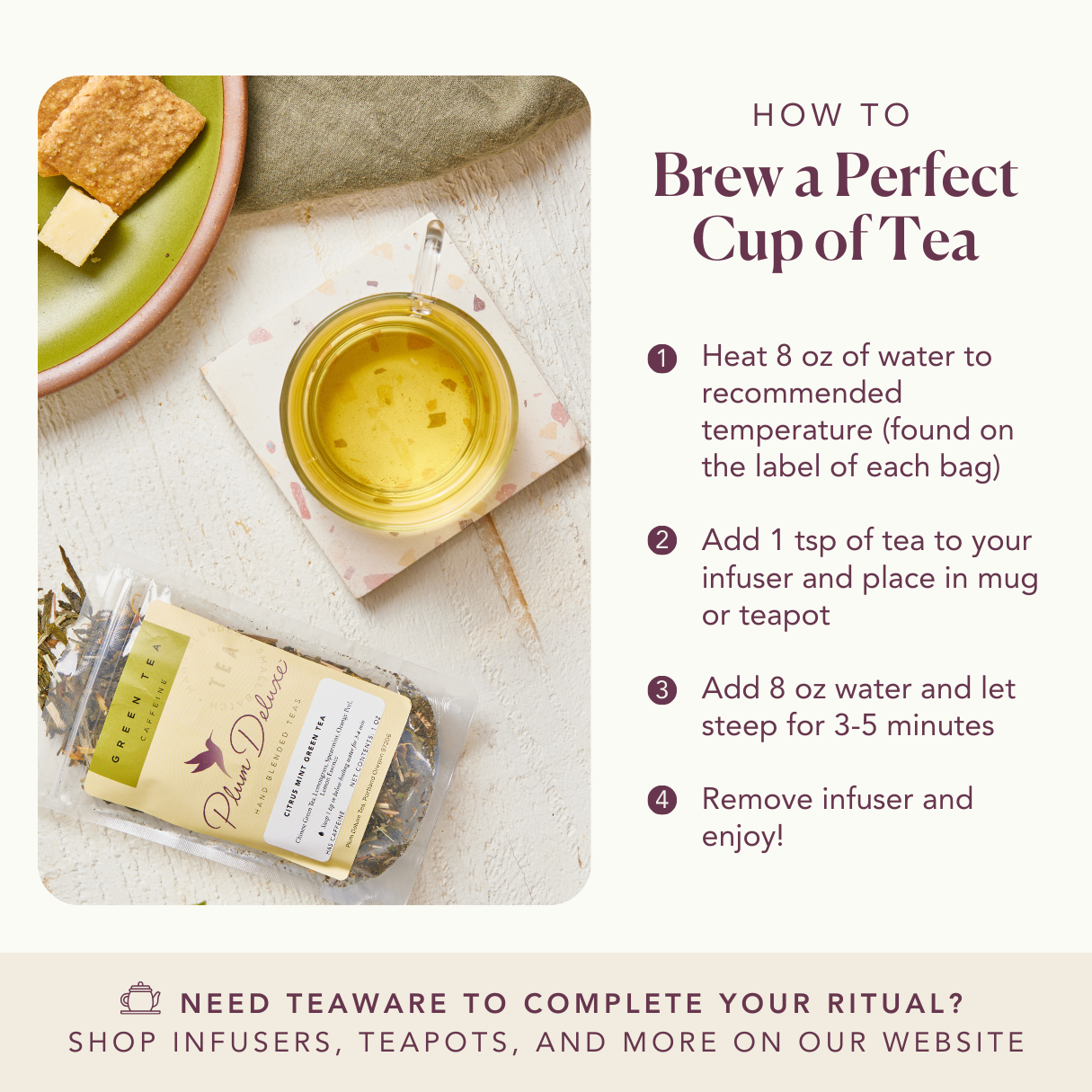 Huckleberry Happiness Blueberry Black Loose Leaf Tea - Terra Cottage