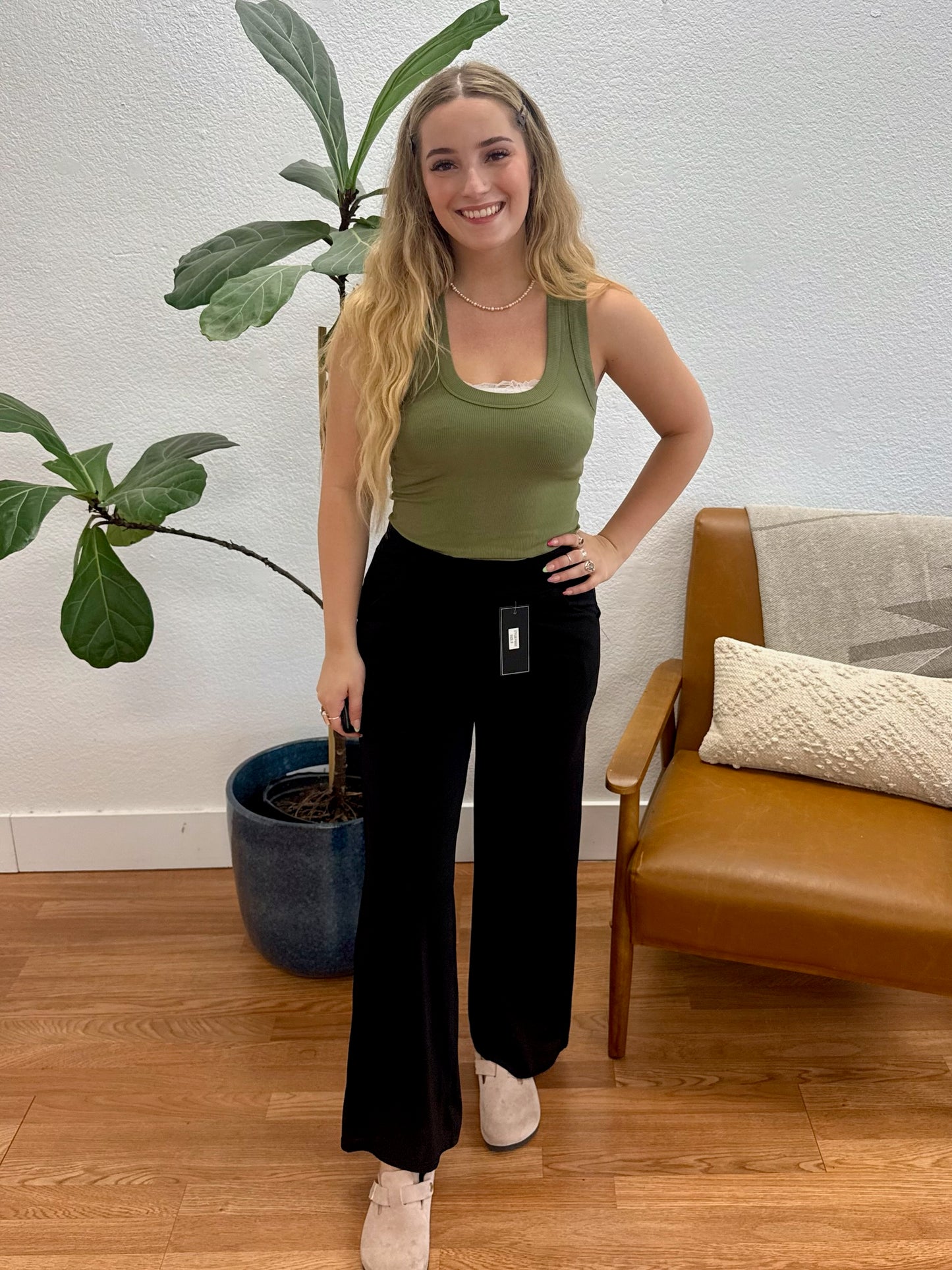 Black Wide Leg Pants