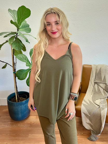 Olive Reversible Cami