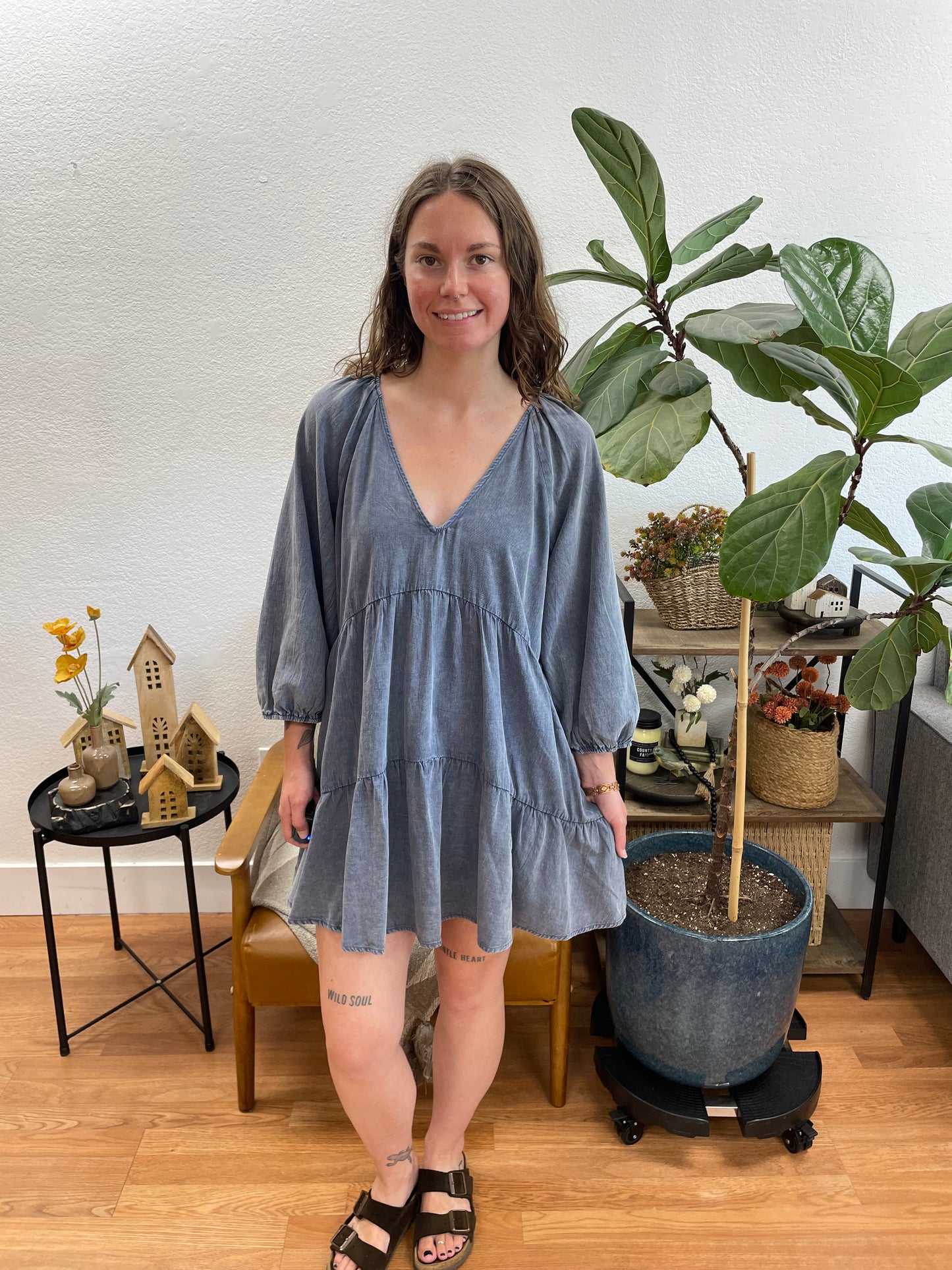 Indigo Denim Dress