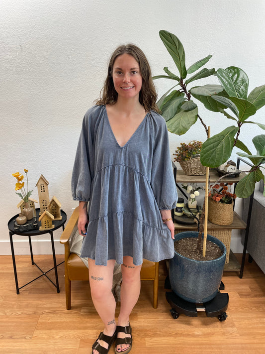 Indigo Denim Dress