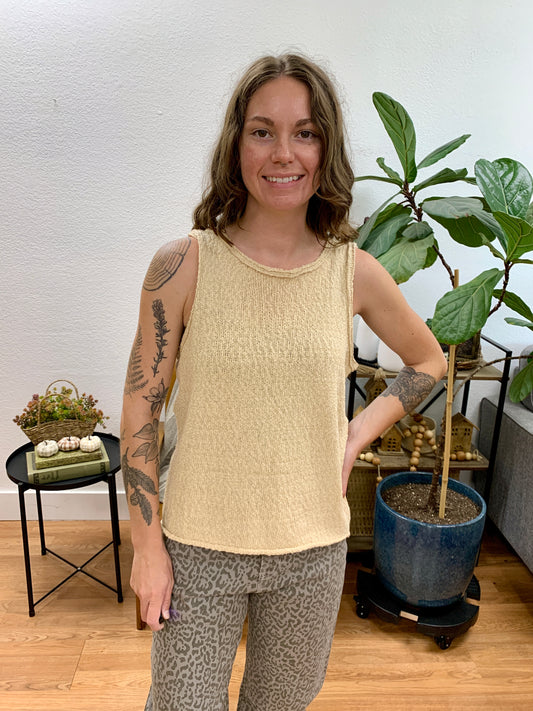 Natural Knit Tank