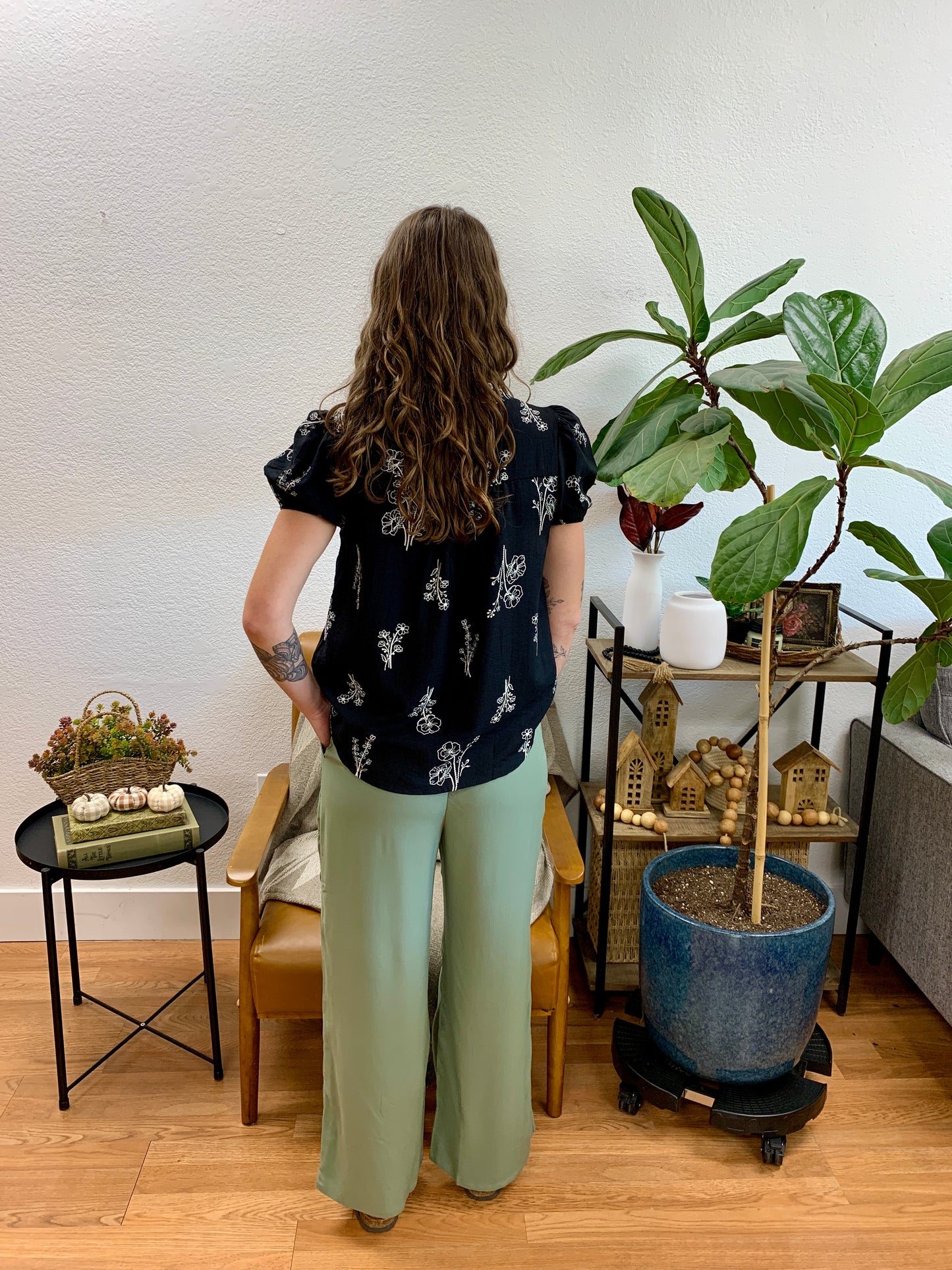 Olive Drawstring Pants