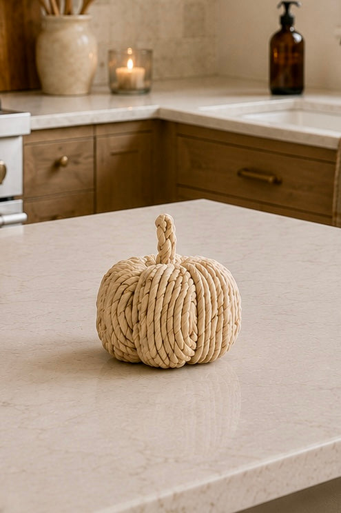 Natural Woven Mini Pumpkin Set