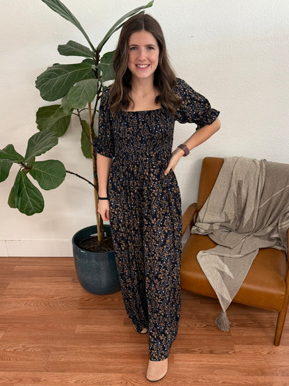 Midnight Extra Wide Leg Jumpsuit