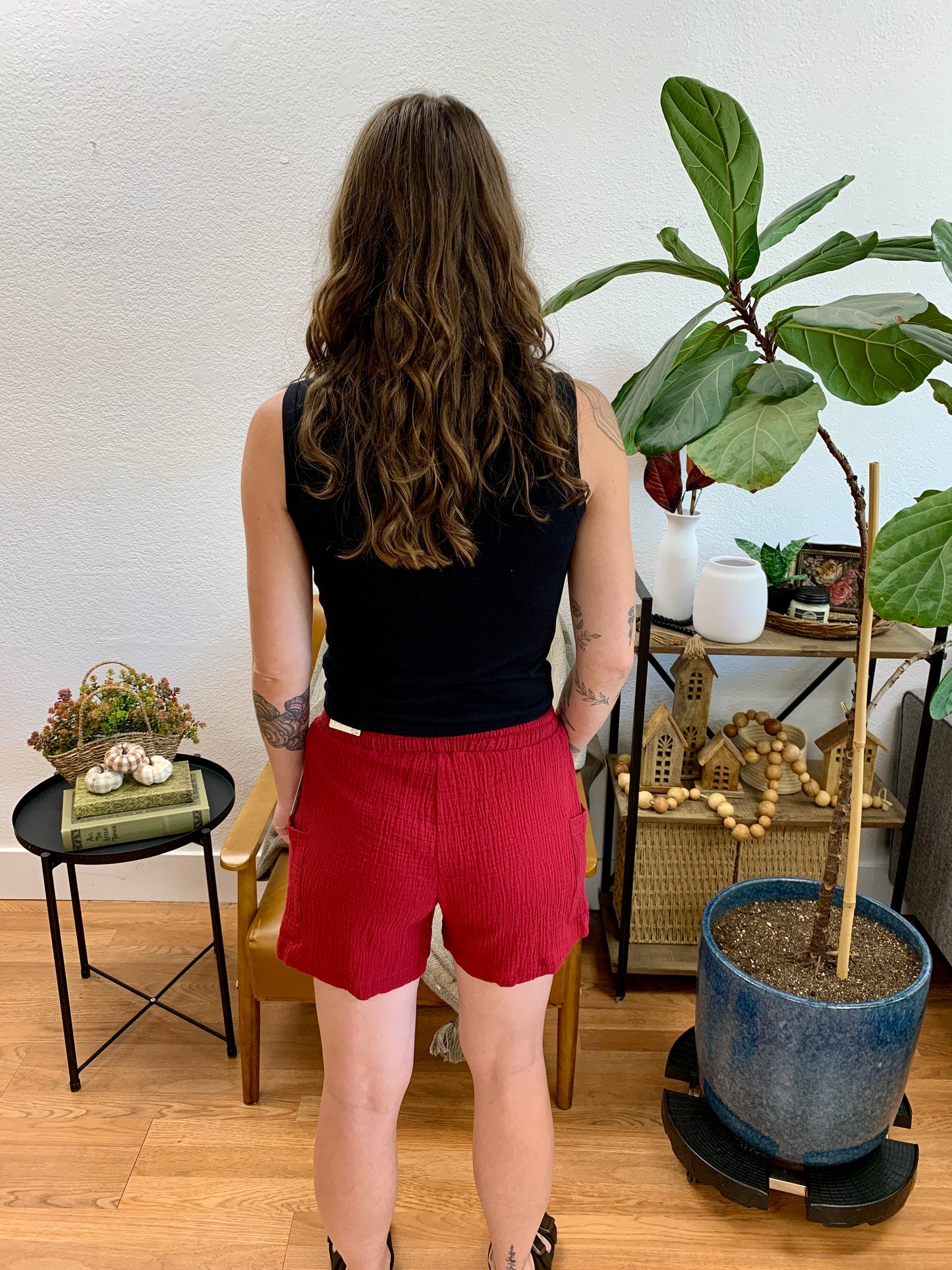 Brick Gauze Shorts