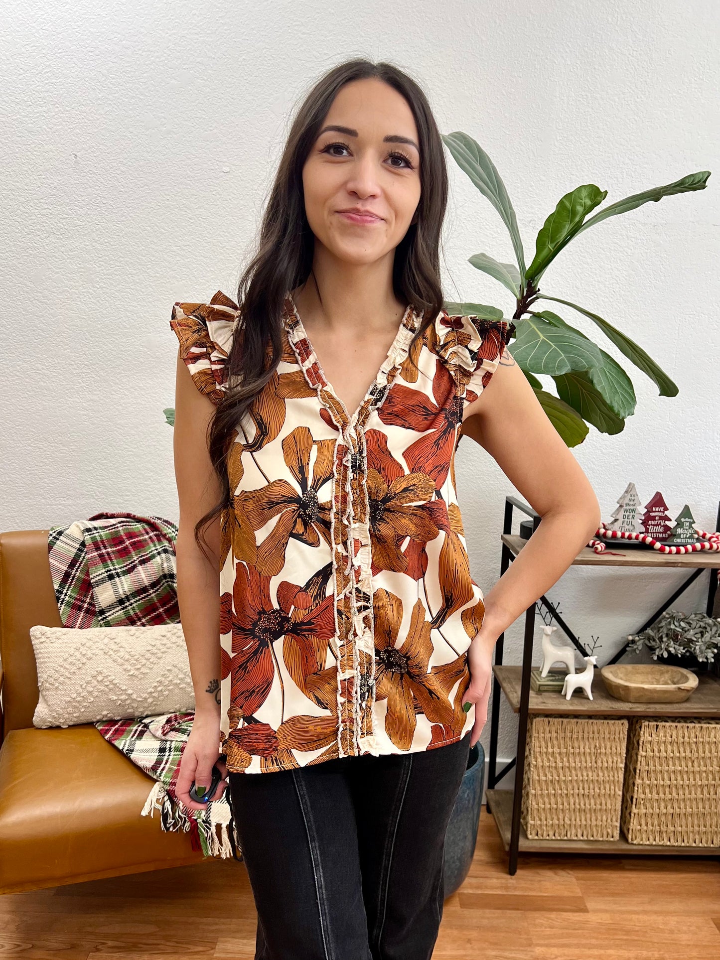 Amber Floral Blouse