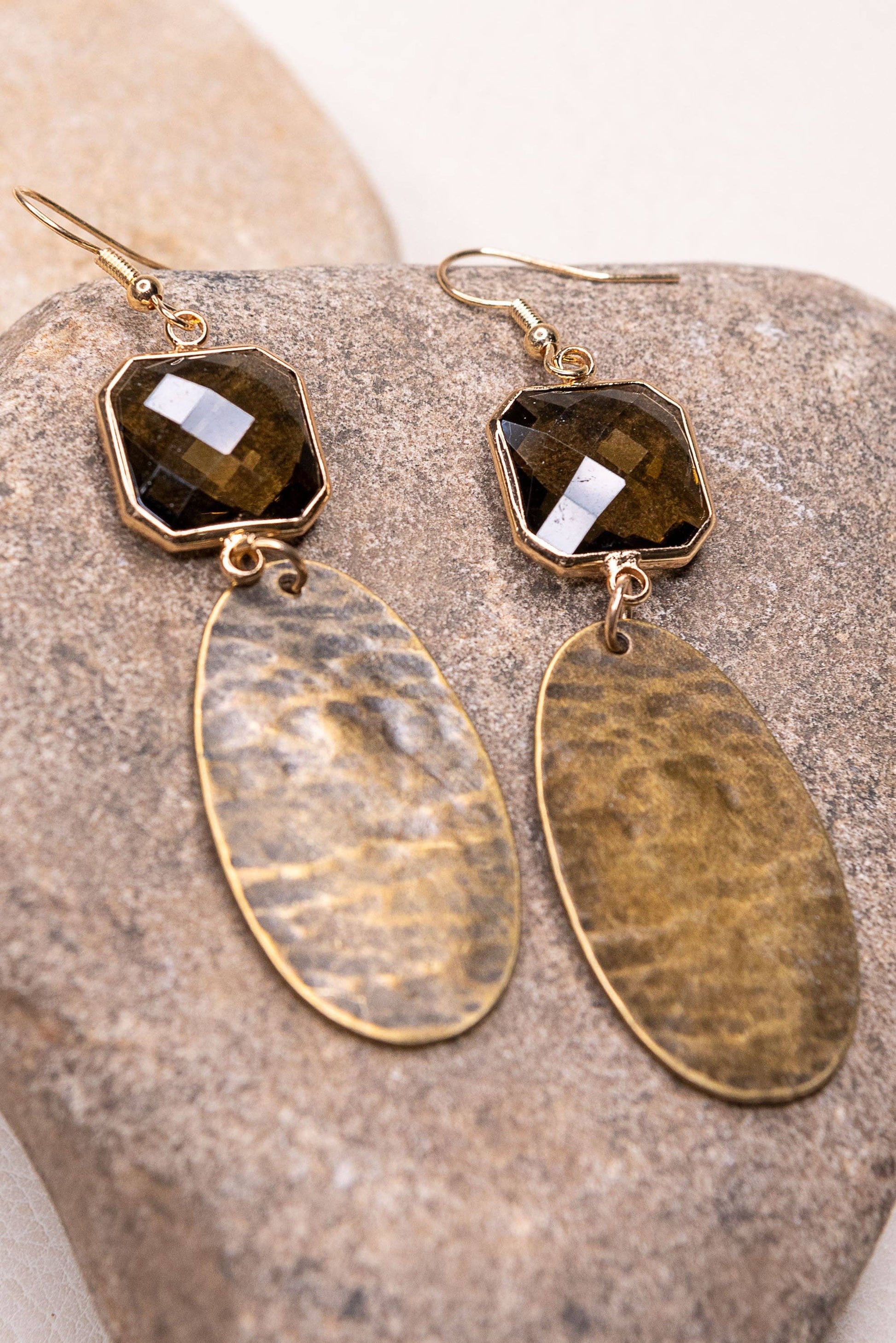 Vanessa Earrings Gold - Terra Cottage