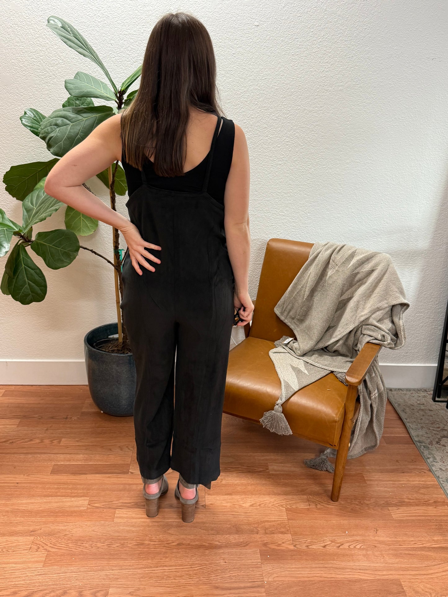 Black Fleece Baggy Jumpsuit