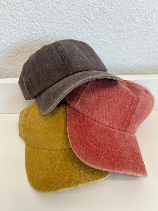 Kids Mineral Washed Cap