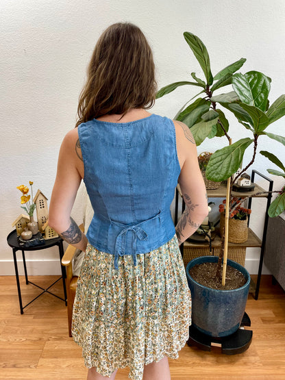 Chambray Vest