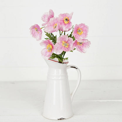 Pink Poppy Bundle of 3 Stems - Terra Cottage