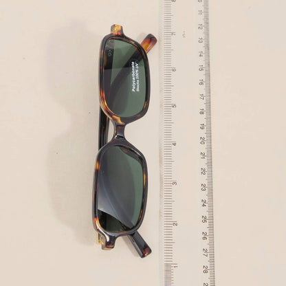 Classic Rectangle Lens Sunglasses - Terra Cottage