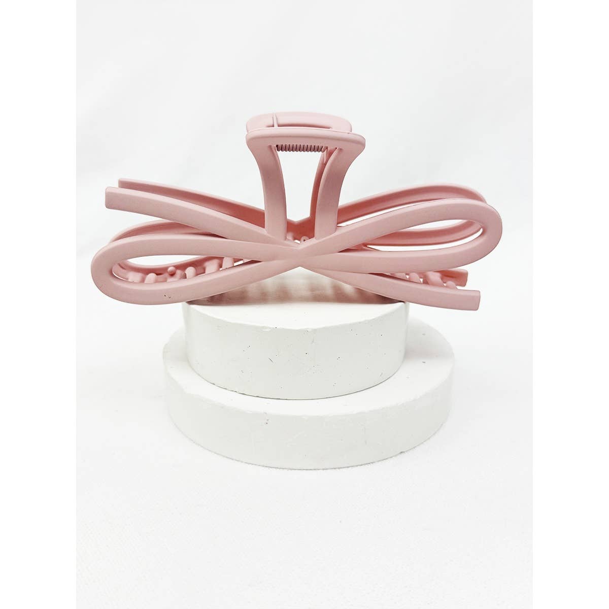 Soft Tone Jumbo Knotted Bow Hair Clip Claw