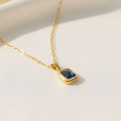 Emerald Pendant Necklace