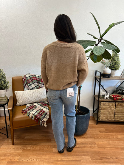 MICA Blue Lava Front Seam Straight Leg Jeans