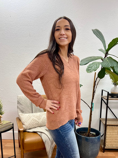 Poppy Varsity Sweater