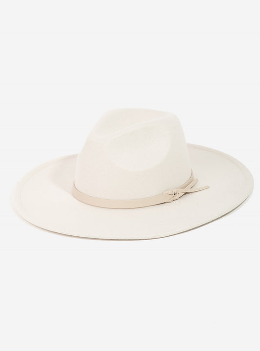 Ivory Tassel Band Hat