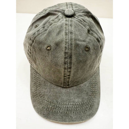 Black Classic Washed Baseball Cap - Terra Cottage
