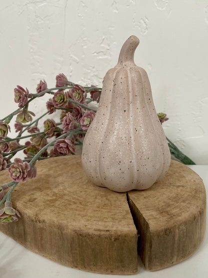 Neutral Stoneware Pumpkins