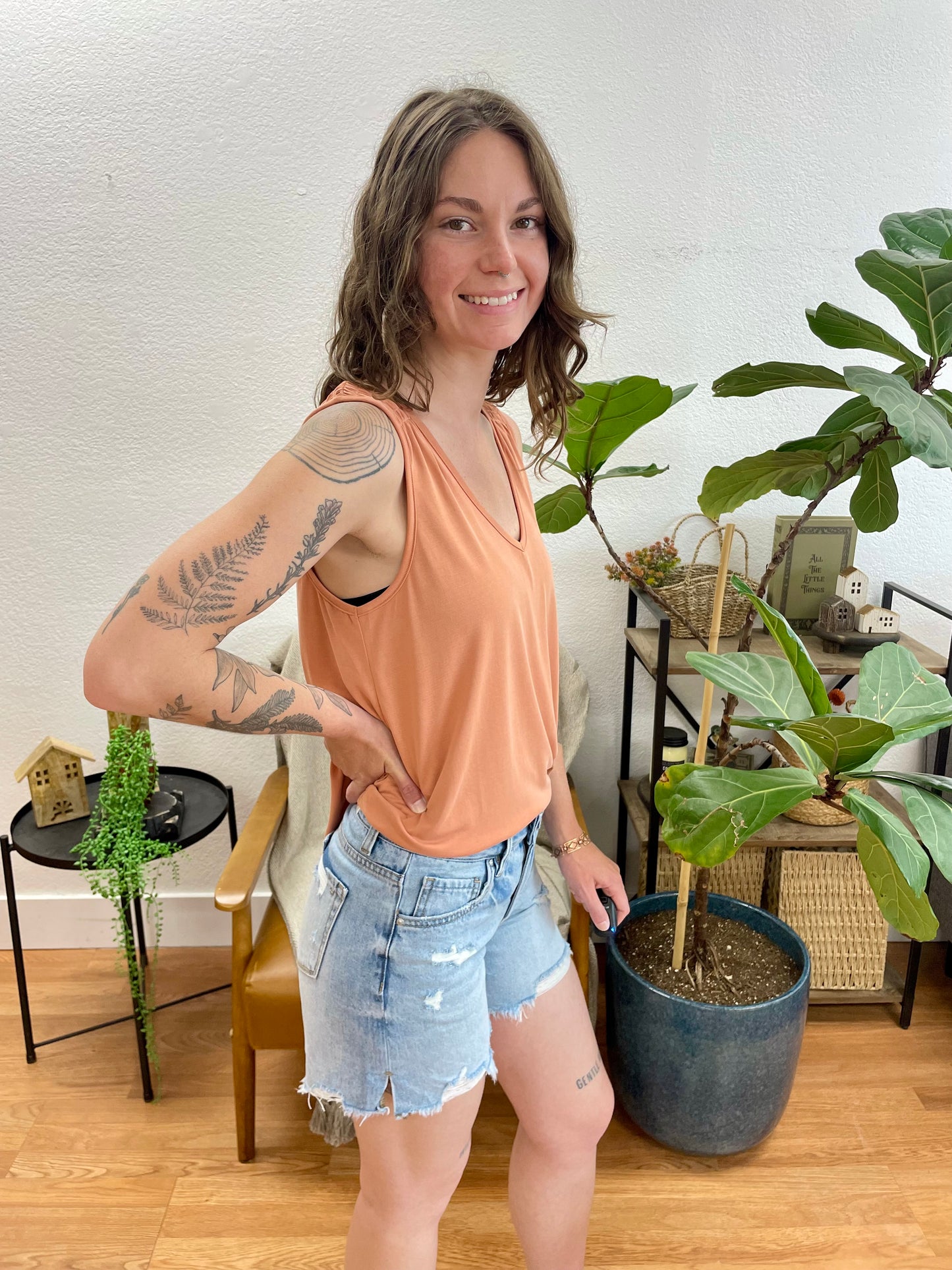 Mica Montana Boyfriend Midi Shorts