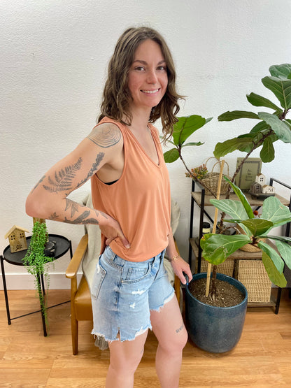 Mica Montana Boyfriend Midi Shorts