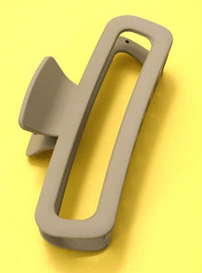 Beige Rounded Extra Large Claw Clip