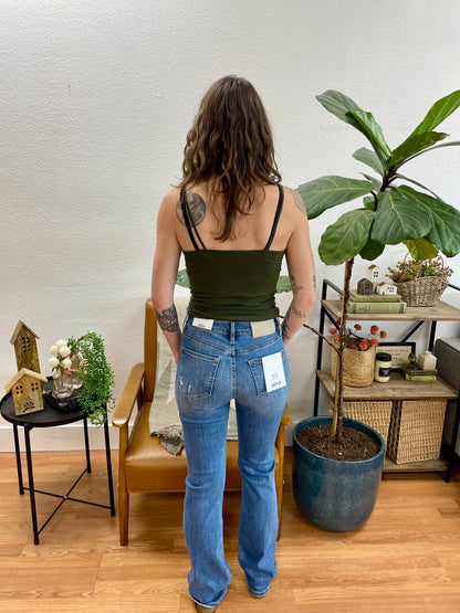 Mica Mid Rise Bootcut Jeans