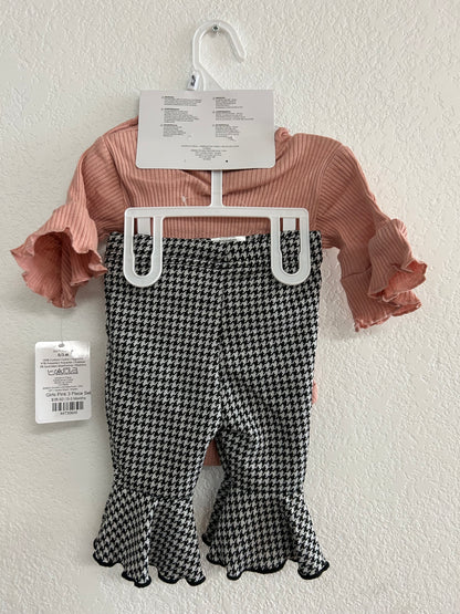 Girls Pink 3 Piece Set