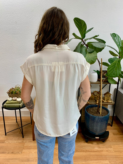 Beige Dolman Tencel Top