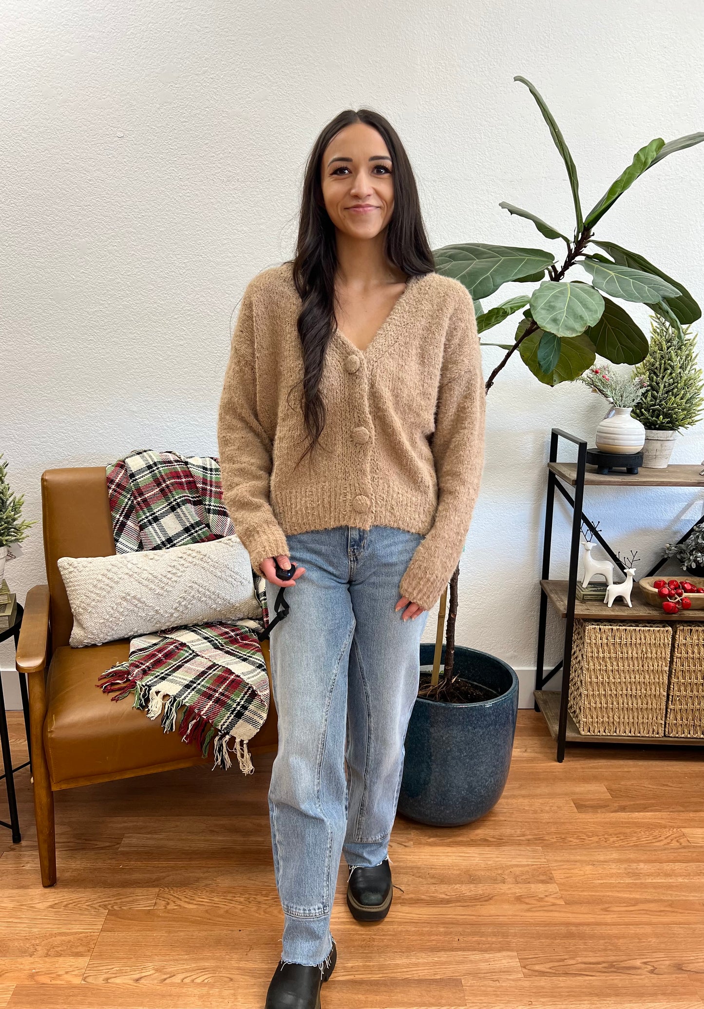 MICA Blue Lava Front Seam Straight Leg Jeans