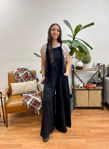 Black Adjustable Jumpsuit