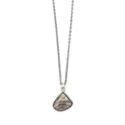 Handcrafted Crazy Lace Agate Necklace