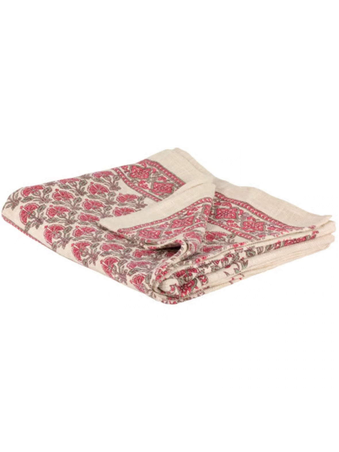 Country Floral Throw Blanket