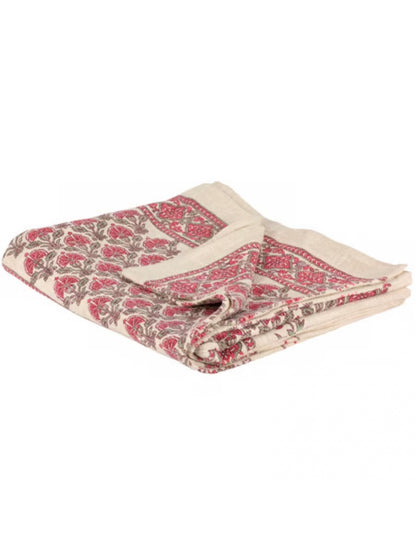 Country Floral Throw Blanket