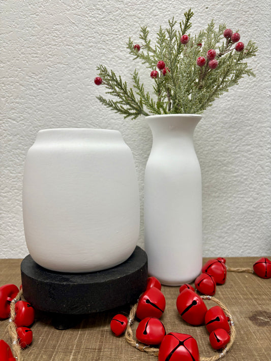 White Ceramic Vase