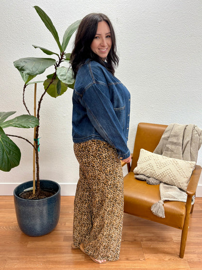 Dark Relaxed Fit Denim Jacket