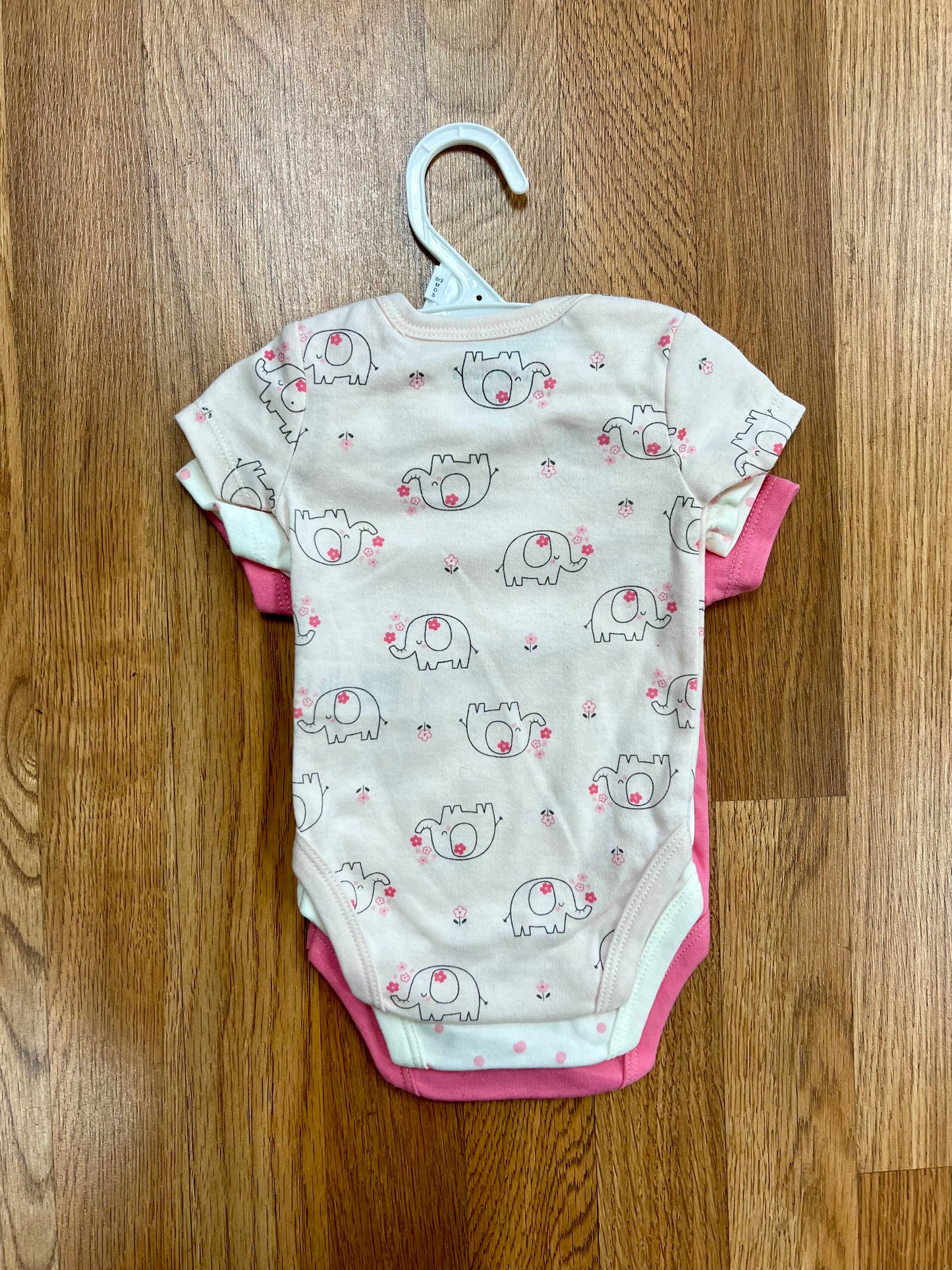 3 Pack Onesies-Love & Flower