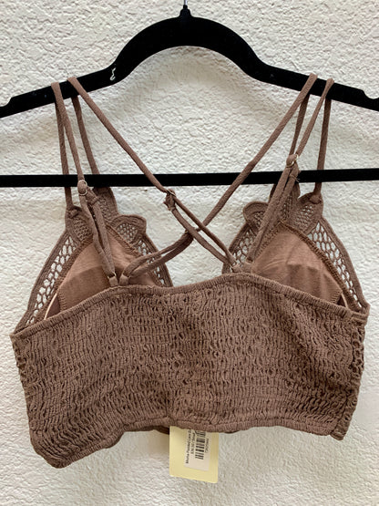 Mocha Padded Lace Bralette