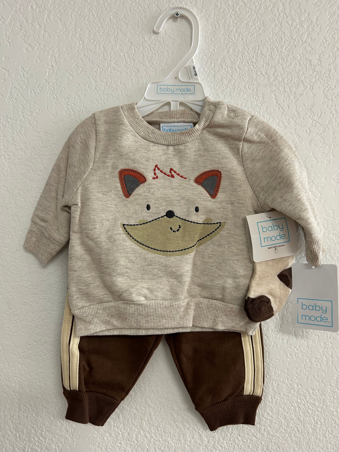 Boys Fleece Fox Set