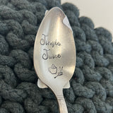 Jingle Juice Vintage Stamped Spoon